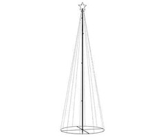 Arbre de Noël Cône Lumineux 310 LED 100x300 cm Multicolore - Article Outlet