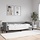 Canapé-lit 2-en-1 gris clair 90x200 cm - Jusqu'à 35% de réduction