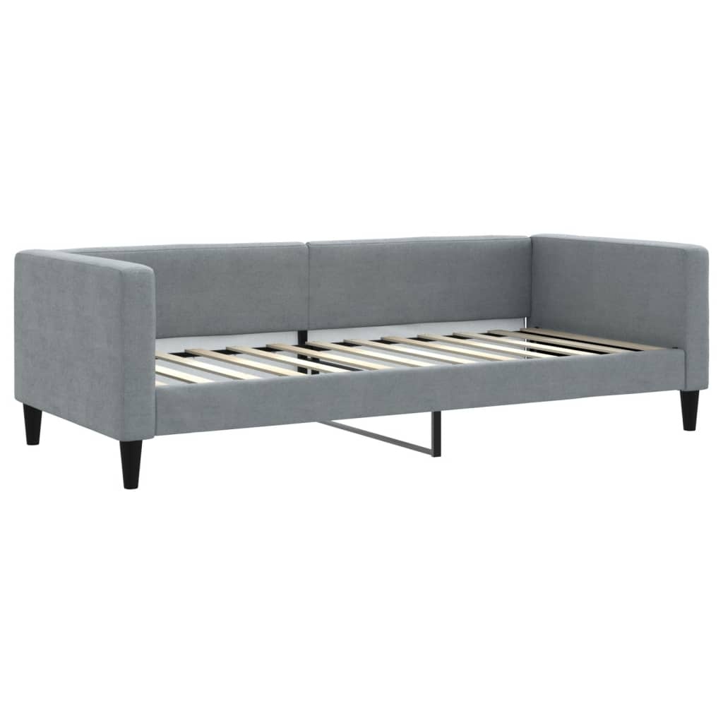 Canapé-lit 2-en-1 gris clair 90x200 cm - Jusqu'à 35% de réduction