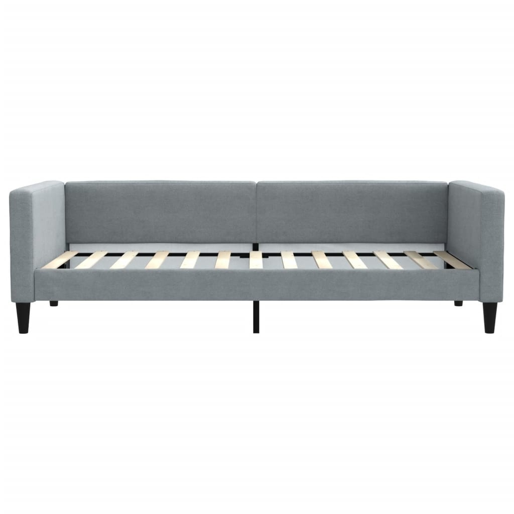 Canapé-lit 2-en-1 gris clair 90x200 cm - Jusqu'à 35% de réduction