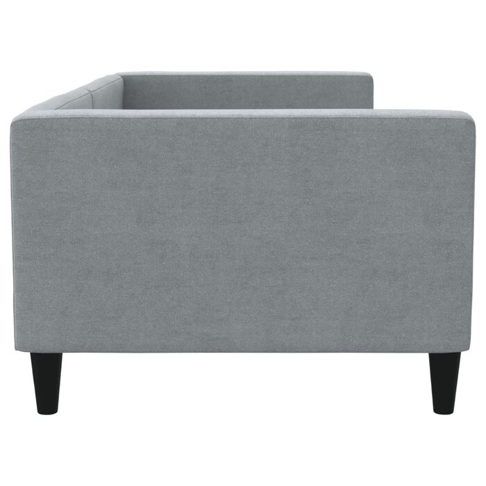 Canapé-lit 2-en-1 gris clair 90x200 cm - Jusqu'à 35% de réduction