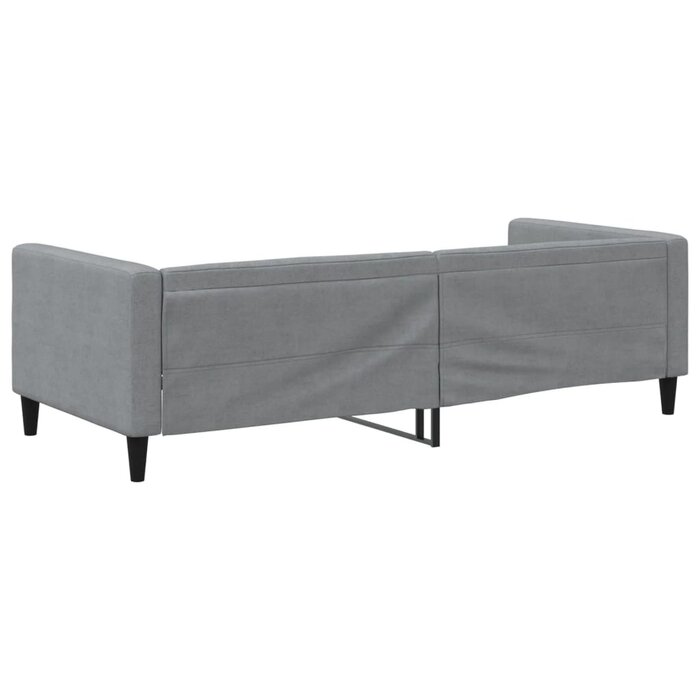 Canapé-lit 2-en-1 gris clair 90x200 cm - Jusqu'à 35% de réduction