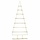 Arbre de Noël en Métal VidaXL avec Support, Doré, 210 cm, Acier Revêtu par Poudre