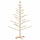 Arbre de Noël en Bois Naturel 150 cm Pin Massif - Style Moderne & Épuré
