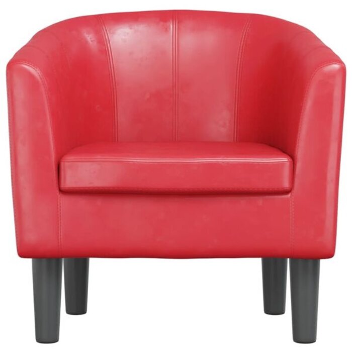 Fauteuil baquet rouge en similicuir - Style moderne, jusqu'à 35% de réduction !