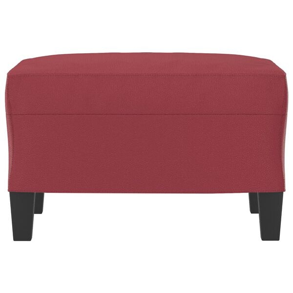 Repose-pieds/Pouf 60x50x41 cm Rouge Vin - Économisez jusqu'à 35% !