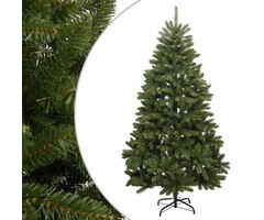 Sapin de Noël Artificiel Articulé avec Pied, 180 cm, Vert, PVC et Métal