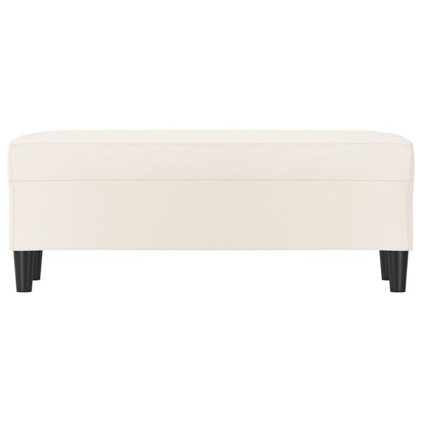 Banc Crème Similicuir Élégant - Jusqu'à 35% de remise !