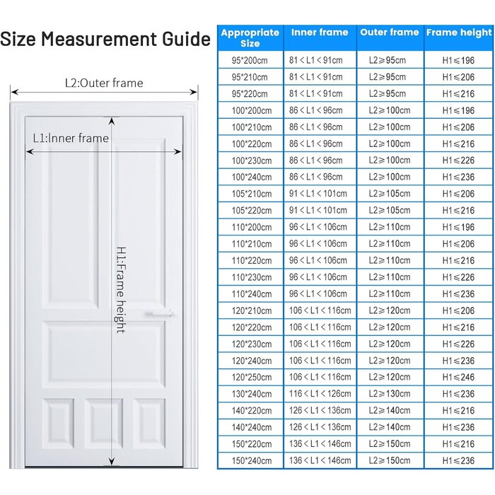 Moustiquaire Magnétique Porte Balcon | Protection Insectes 95x220cm - Noir