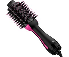 Brosse Sèche-cheveux Volumateur Coiffant 4 en 1 Noir/Blanc