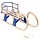 Luge Pliante 110 cm Dossier Beige/Bleu - Jusqu'à -35% !