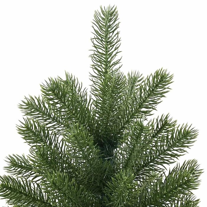 Sapin de Noël Artificiel avec 300 LED et Pied - Vert - 180 cm - PVC/PE