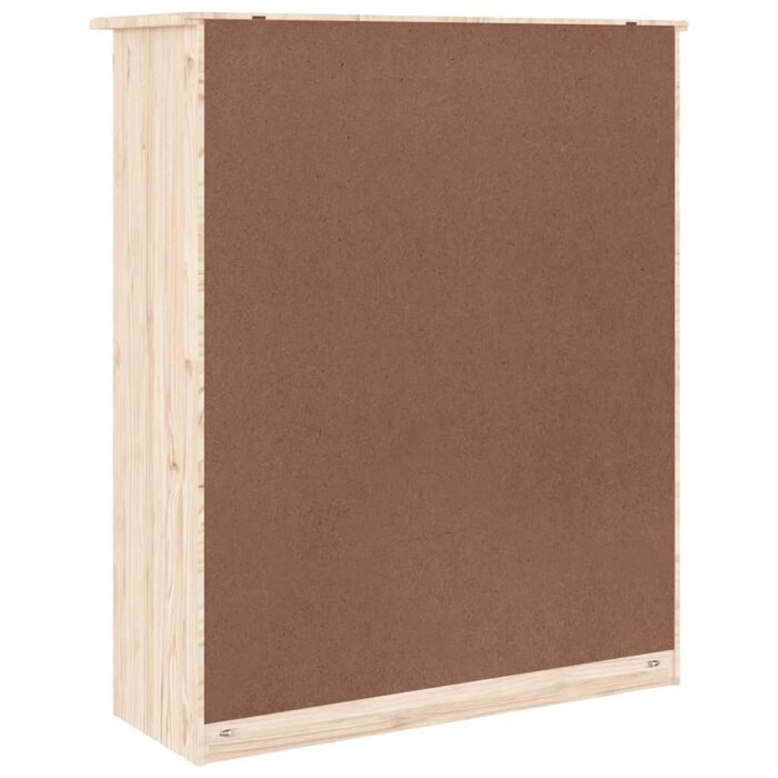 Armoire haute ALTA en pin massif, 77x30x92 cm - Économisez jusqu'à 35%