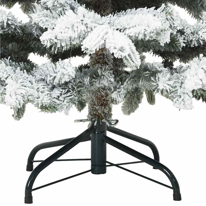 Sapin de Noël Artificiel 120 cm Vert PE & PVC avec 150 LED et Pied - Parfait pour la Maison et Terrasses Protégées