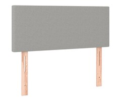 Tête de lit 90x5x78/88 cm Tissu Gris Clair - Style Classique pour Chambre à Coucher