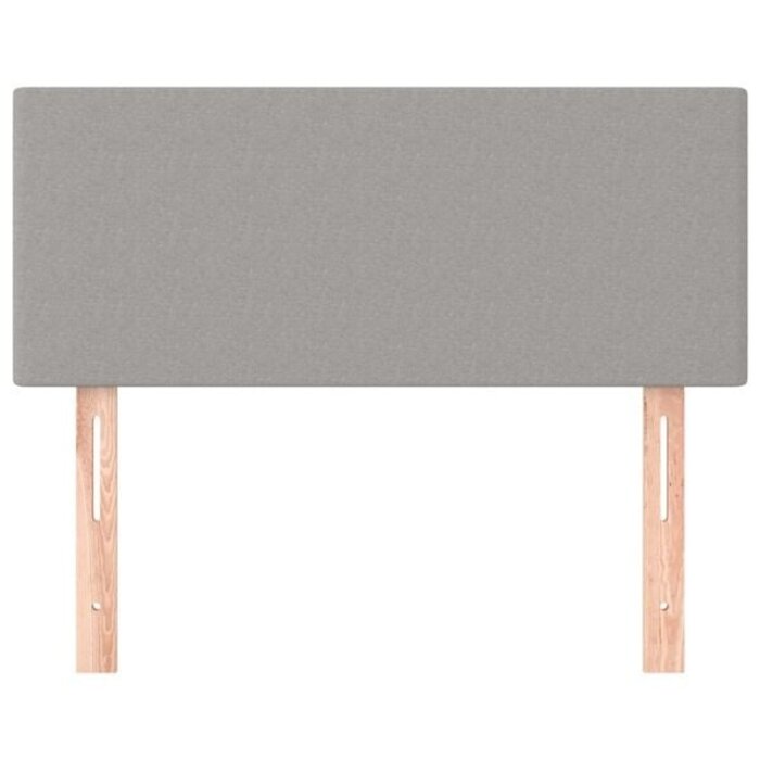 Tête de lit 90x5x78/88 cm Tissu Gris Clair - Style Classique pour Chambre à Coucher
