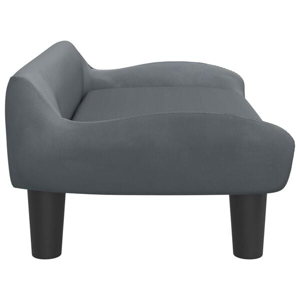 Banc pour enfants velours gris - Jusqu'à 35% de remise !