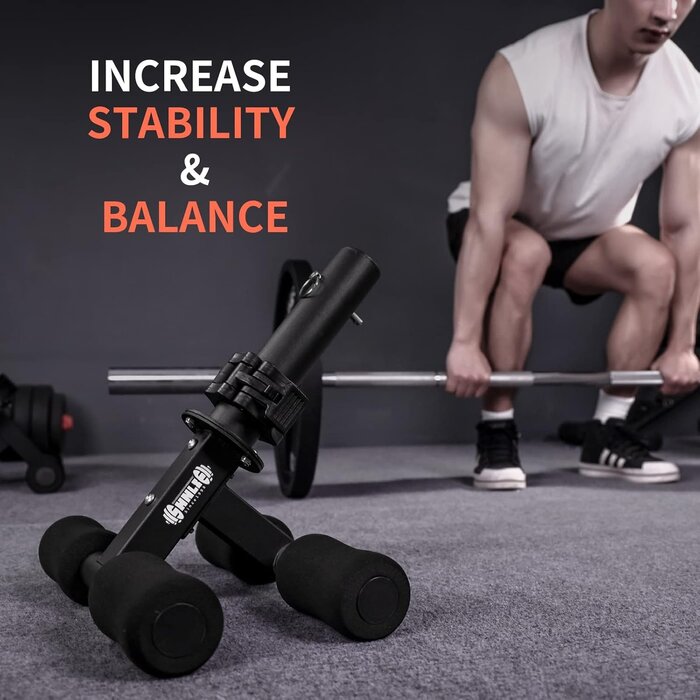 Barre Tibialis pour Entraînement des Mollets et Tibias - Équipement de Renforcement Musculaire des Jambes - S'adapte aux Disques de 2.5cm