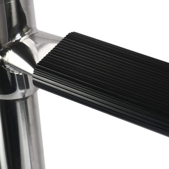 Échelle de bain télescopique en acier inoxydable, 3 marches, Argent, Taille unique