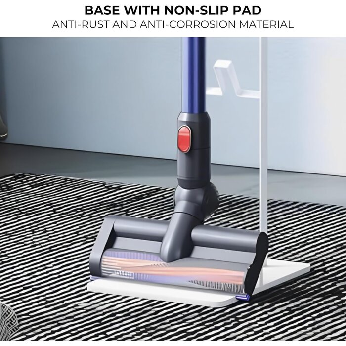 Support Autoportant pour Aspirateurs sans Fil - Noir, Sans Perçage, Compatible Multi-modèles