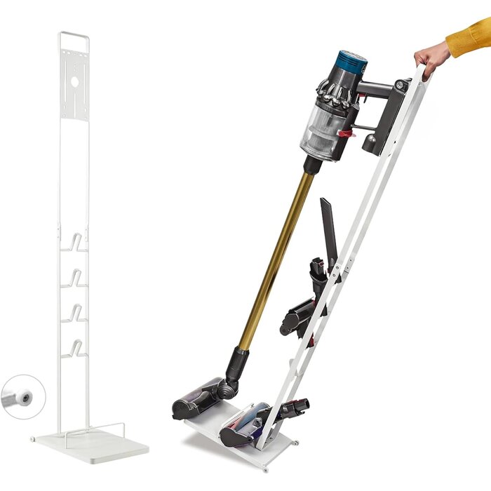 Support Aspirateur sans Fil Noir - Sans Perçage | Jusqu'à 30% de remise