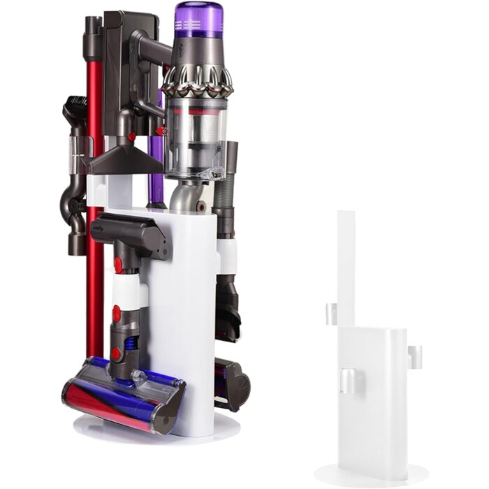Support au sol pour aspirateur sans fil, organisateur de rangement, pour Dyson et Xiaomi, noir, 127cm, montage sans perçage