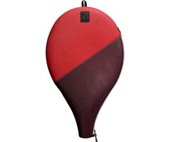 Housse de raquette de tennis, néoprène imperméable, rouge/cerise, 51x31cm