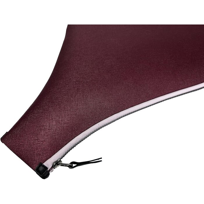 Housse de raquette de tennis, néoprène imperméable, rouge/cerise, 51x31cm