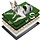 Tapis d'herbe artificielle pour chien, grand format 85 x 59 cm, 2 tapis de remplacement avec bac