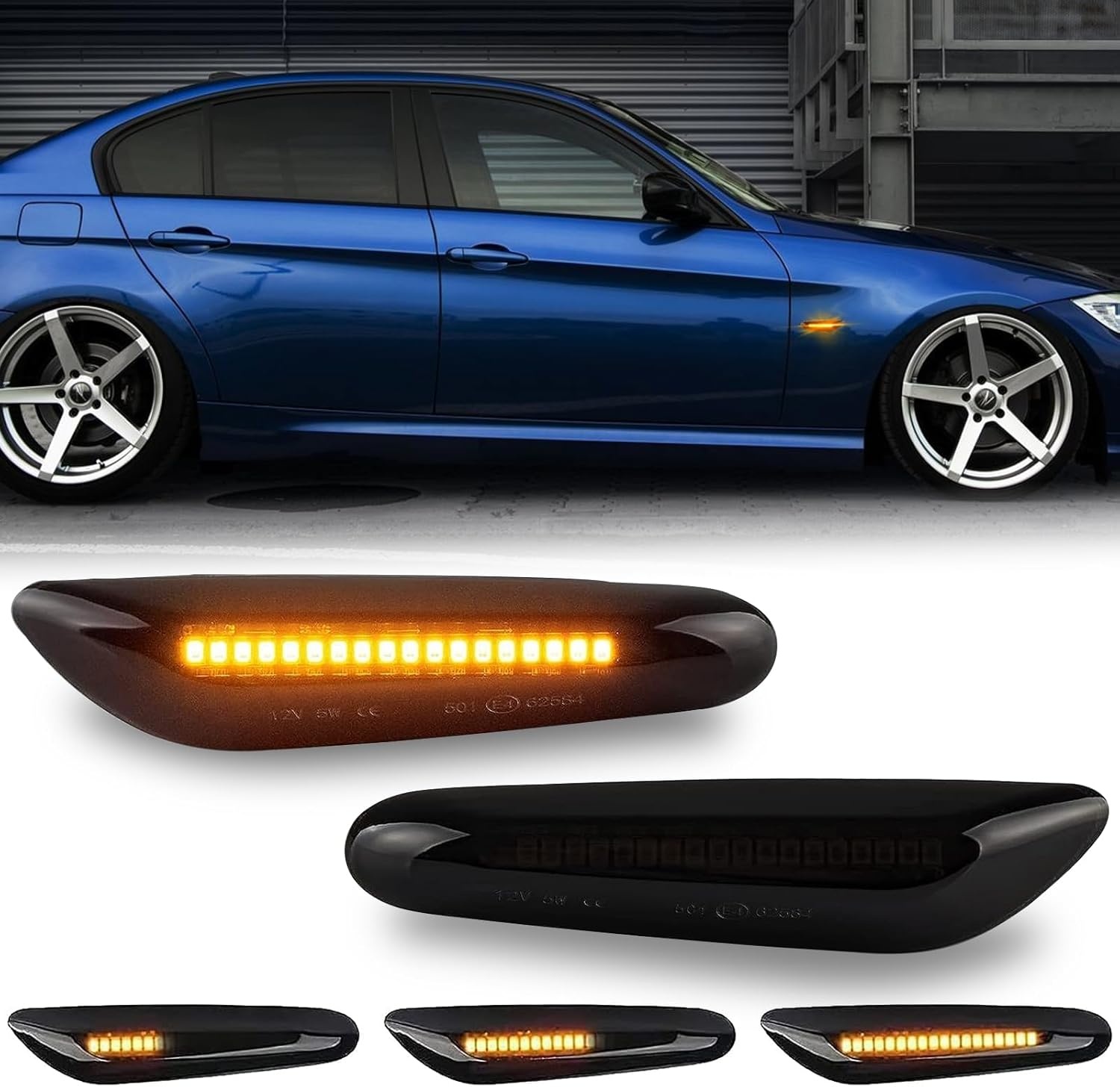 Clignotants LED Dynamiques Ambre Fumé - Jusqu'à 30% de Réduction !