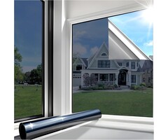 Film Miroir pour Fenêtre Thermoréflecteur Auto-adhésif Contrôle Solaire Protection UV 90x1000cm