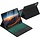 Étui Clavier détachable sans fil QWERTZ avec Touchpad pour Tablette 11 pouces (Lenovo IdeaTab 2025 TB-336ZU/FU), Rétroéclairage 7 couleurs, Noir
