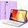 Coque Clavier Bluetooth AZERTY Rétroéclairée 11 Pouces Lilas - Pour Tablette