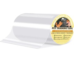 Film Anti-Rayures Transparent pour Meubles & Portes - Protection Adhésive pour Chats - 100cm x 45cm