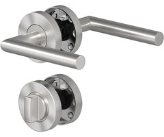 Poignée de porte en acier inoxydable finition flammée - Levier de porte intérieur stylé