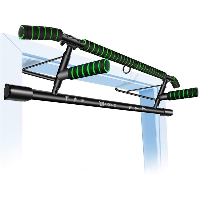 Barre de traction pour porte sans vis, jusqu'à 200 kg, avec bande de suspension