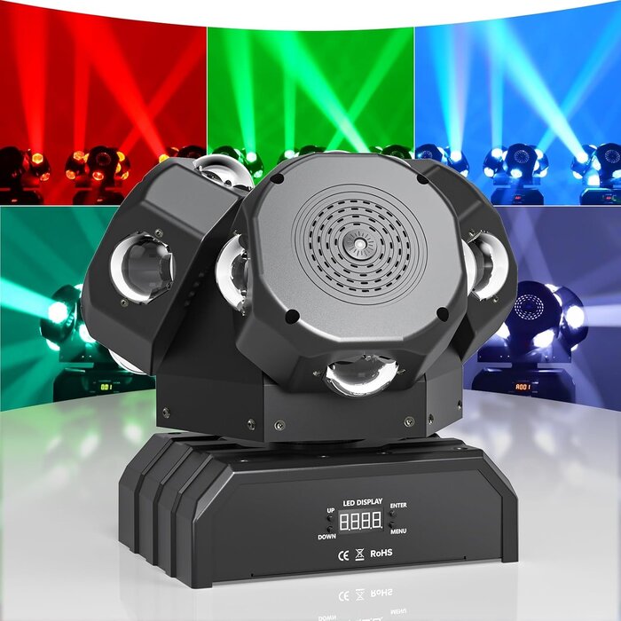 Projecteur Scène LED DMX512 180W RGBW Strobe - Outlet jusqu'à 30%