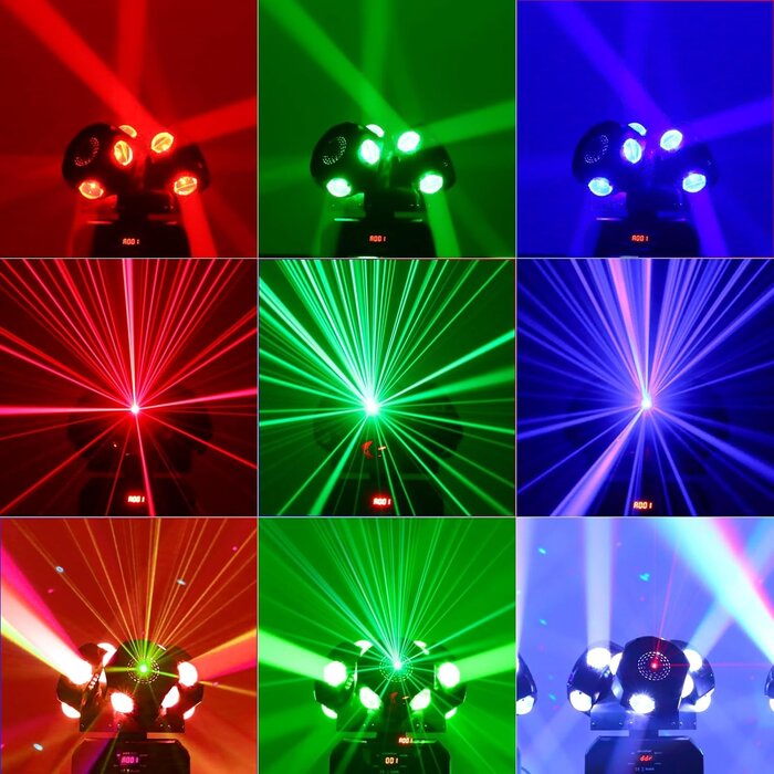 Projecteur Scène LED DMX512 180W RGBW Strobe - Outlet jusqu'à 30%
