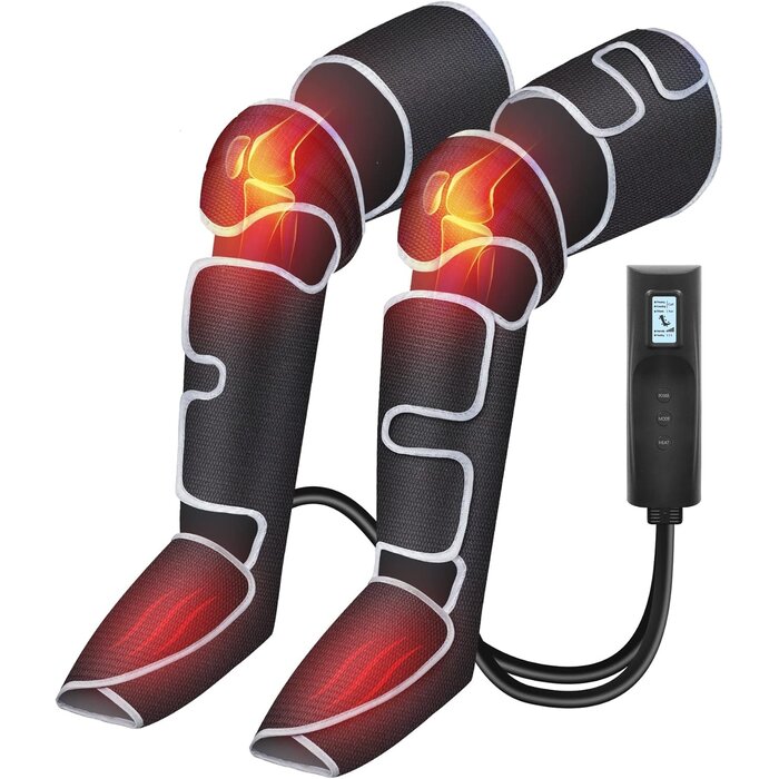 Masseur Jambes & Pieds Chaleur, Compression | Détente Ultime jusqu'à -30%