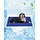 Tapis rafraîchissant pour chien et animaux de compagnie, 70x120cm, Bleu Marine, XL