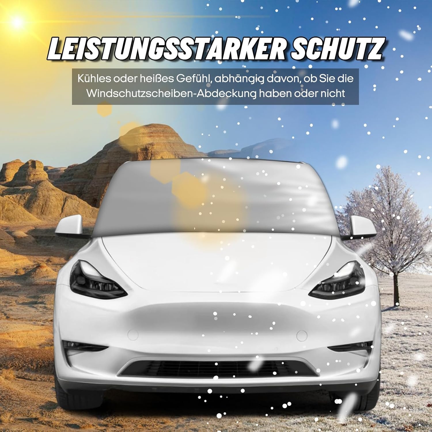Pare-soleil Tesla Model Y, protection UV & chaleur, jusqu'à 30% de réduc.