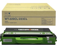 Boîte à déchets de toner WT220CL compatible pour Brother, 1 Pack