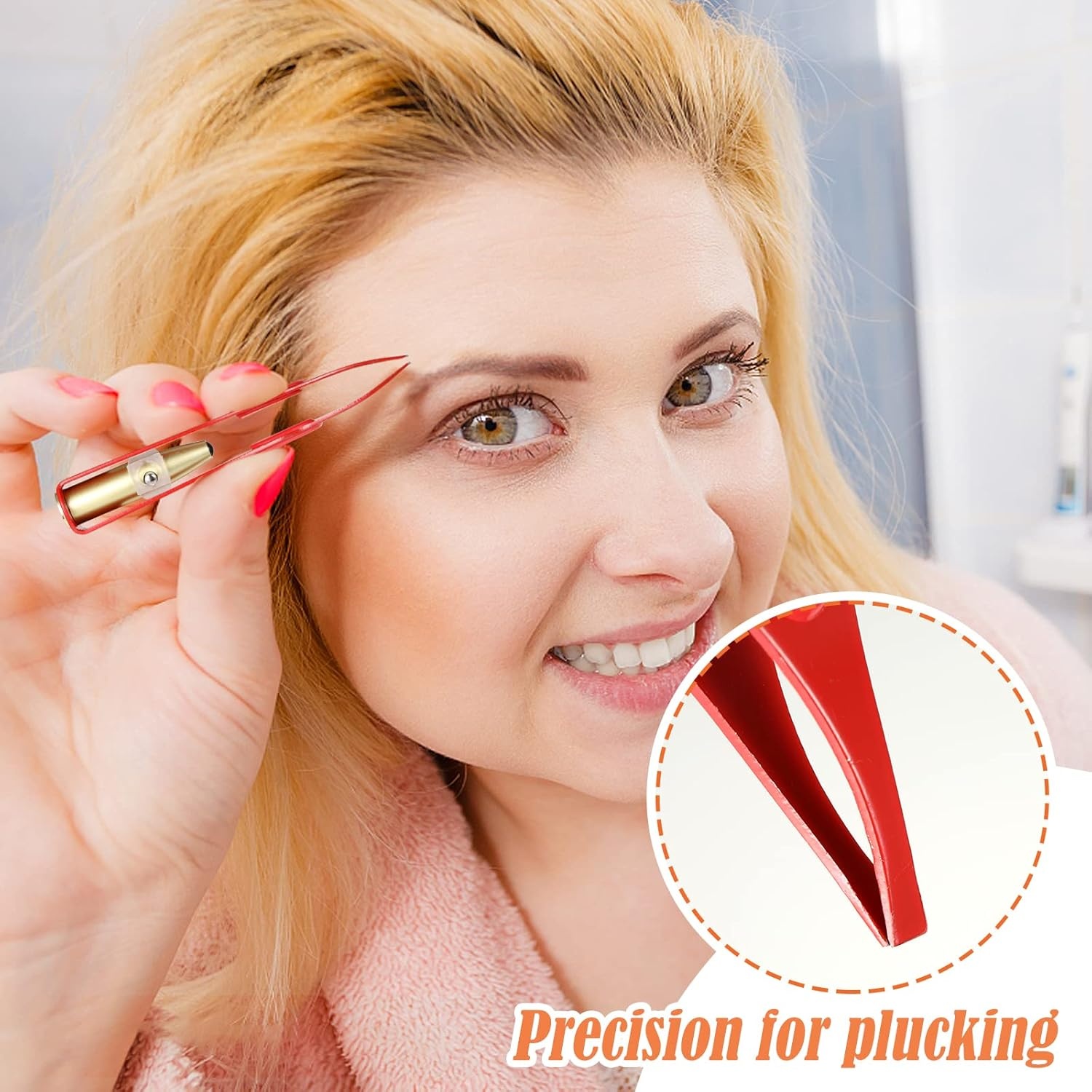 Pinces à Épiler LED (x2) pour Sourcils - Jusqu'à 30% de Réduction !
