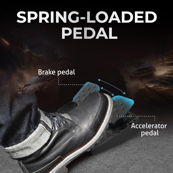 Volant de course avec pédales et levier de vitesses - Compatible PC, PS4, Xbox Series X/S, Xbox One - Angle de 270° avec retour de force