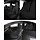 Ensemble Complet de Housses de Siège Auto en Tissu Noir pour Tesla Model 3 (2017-2023) - Ajustement Parfait