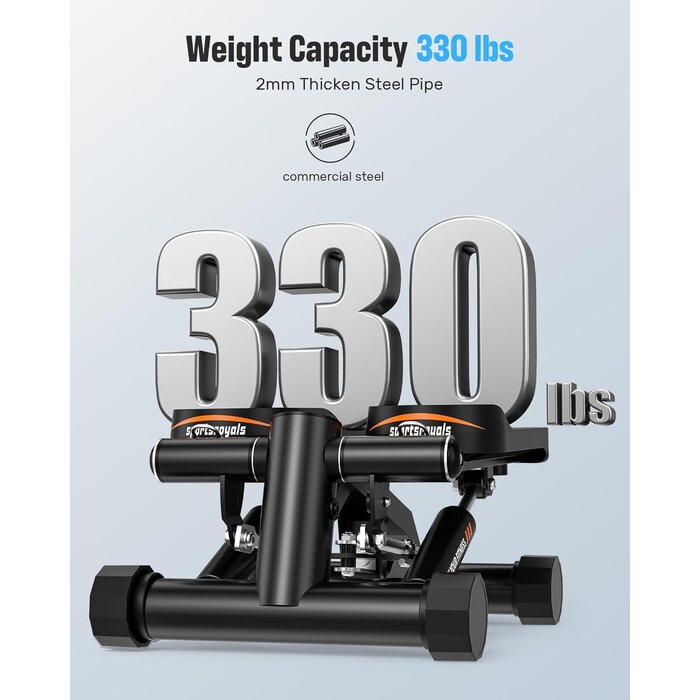 Mini Stepper Compact 158 kg avec Bandes - Jusqu'à 30% de Réduction !