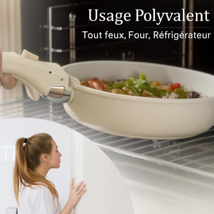 Ensemble de casseroles et faitouts - Pour toutes cuisinières, antiadhésif