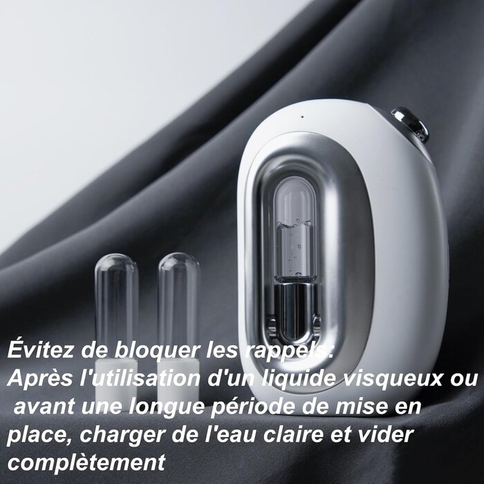 Vaporisateur Facial Nano Mist Spa Portable, Soin Hydratant, 2 Bouteilles