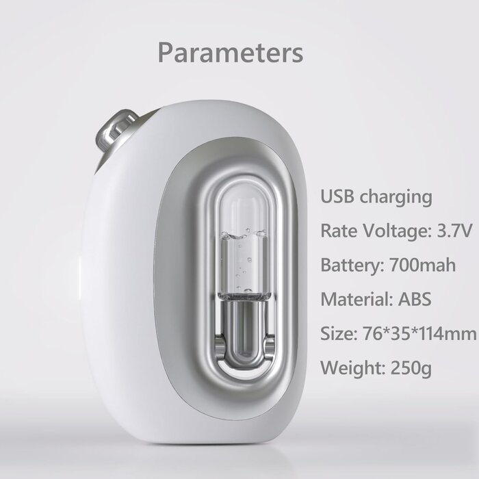 Vaporisateur Facial Nano Mist Spa Portable, Soin Hydratant, 2 Bouteilles