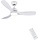 Ventilateur plafond LED 107cm silencieux réversible - Jusqu'à 30% de réduction !